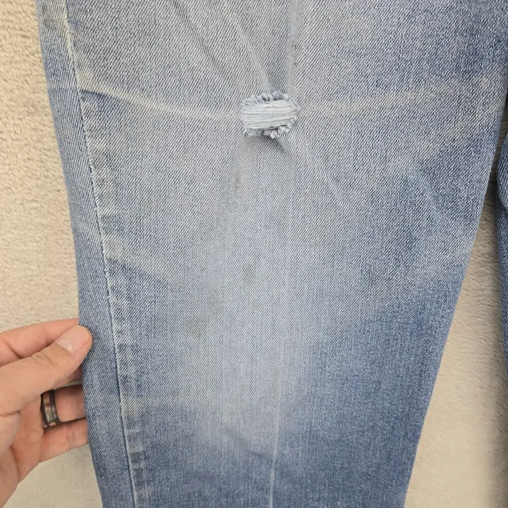 Vtg Levi's 541 Jeans Mens 38x29 (Fits 36x29) Blue Brown Tab Denim Relaxed 90s